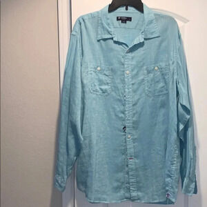 Cremieux Classics 100% Linen Button-Down Shirt